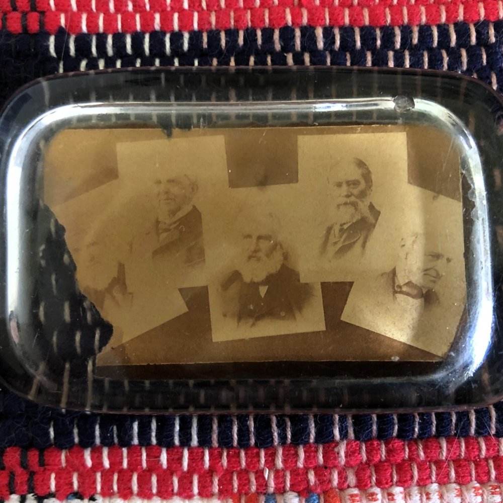 Paperweight male potraits